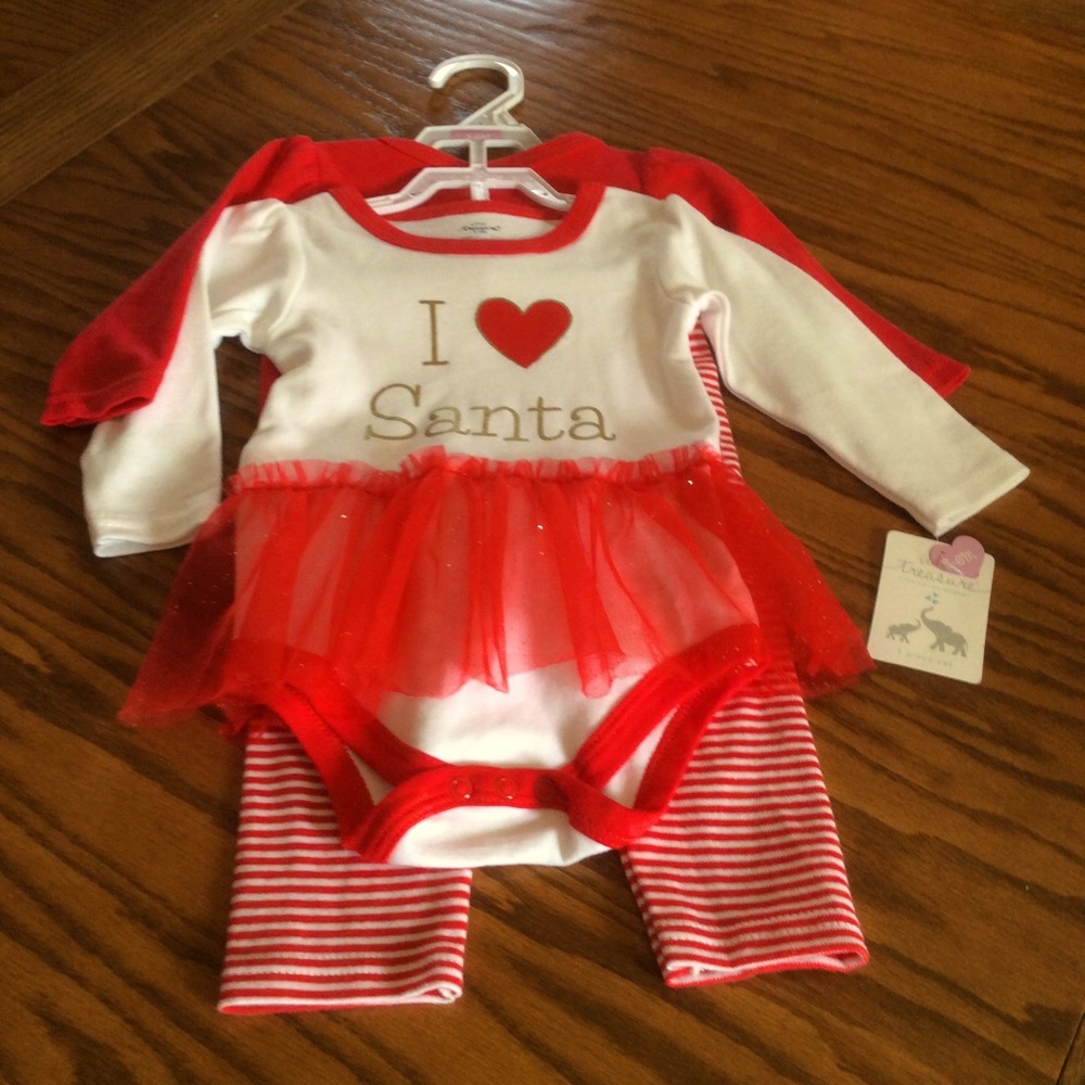 NWT Little Treasure 3-pc Set, Sz 3-6 months